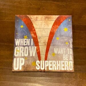 Super Hero Canvas Print